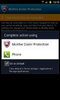 McAfee Dialer Protection स्क्रीनशॉट 1