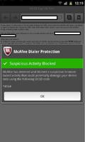 McAfee Dialer Protection capture d'écran 3