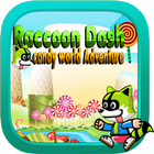 Raccoon Dash candy world Adventure icon