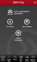INTO City London student app poster