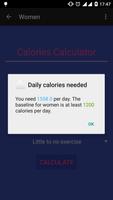 Calories Calculator 截圖 2