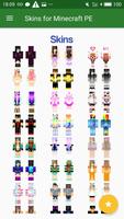 Top Skins for Minecraft PE imagem de tela 1