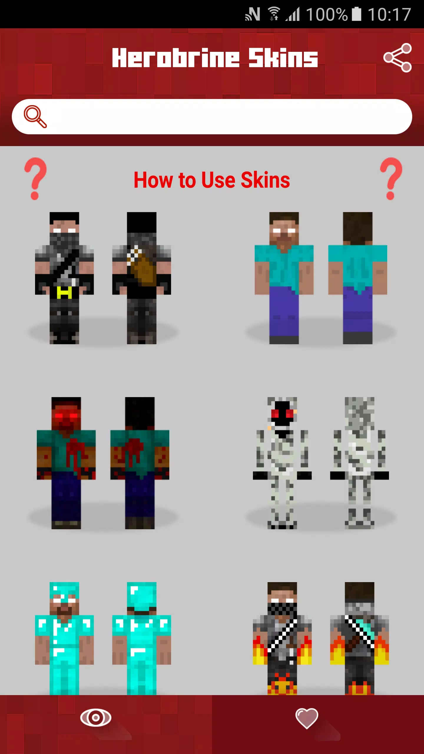 Herobrine Skins for Minecraft Apk Download for Android- Latest version  1.2.3- com.kitoved.skmine.herobrineskinsforminecraft