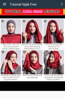 Tutorial Cute Hijab Free-poster