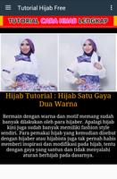 Tutorial Hijab Stylish Free ポスター