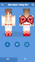 Girl Skins for Minecraft PE پوسٹر