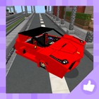 Meilleure course rapide de voiture. Addon MCPE icône