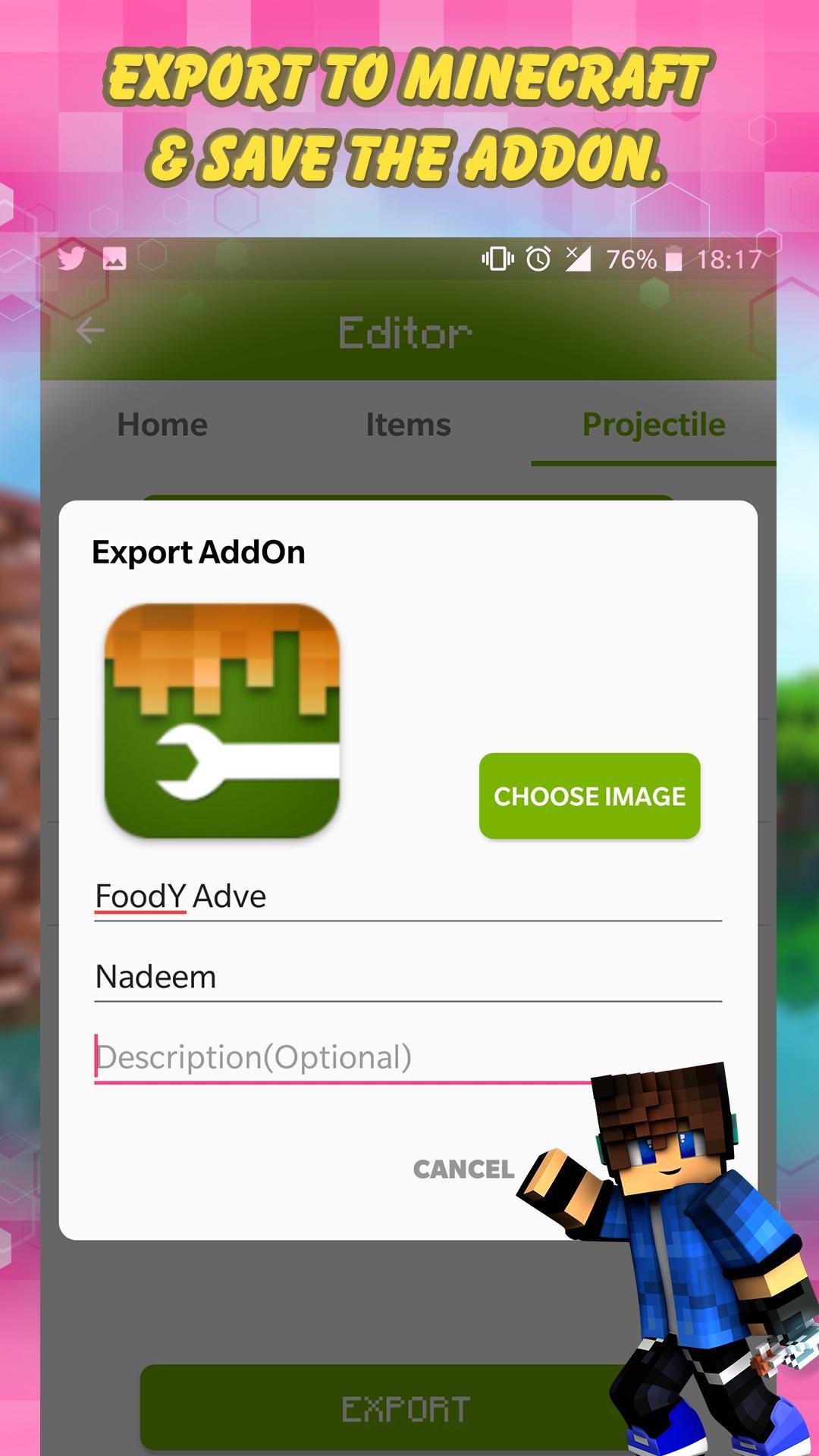 Addons For Mcpe Addon Creator For Android Apk Download