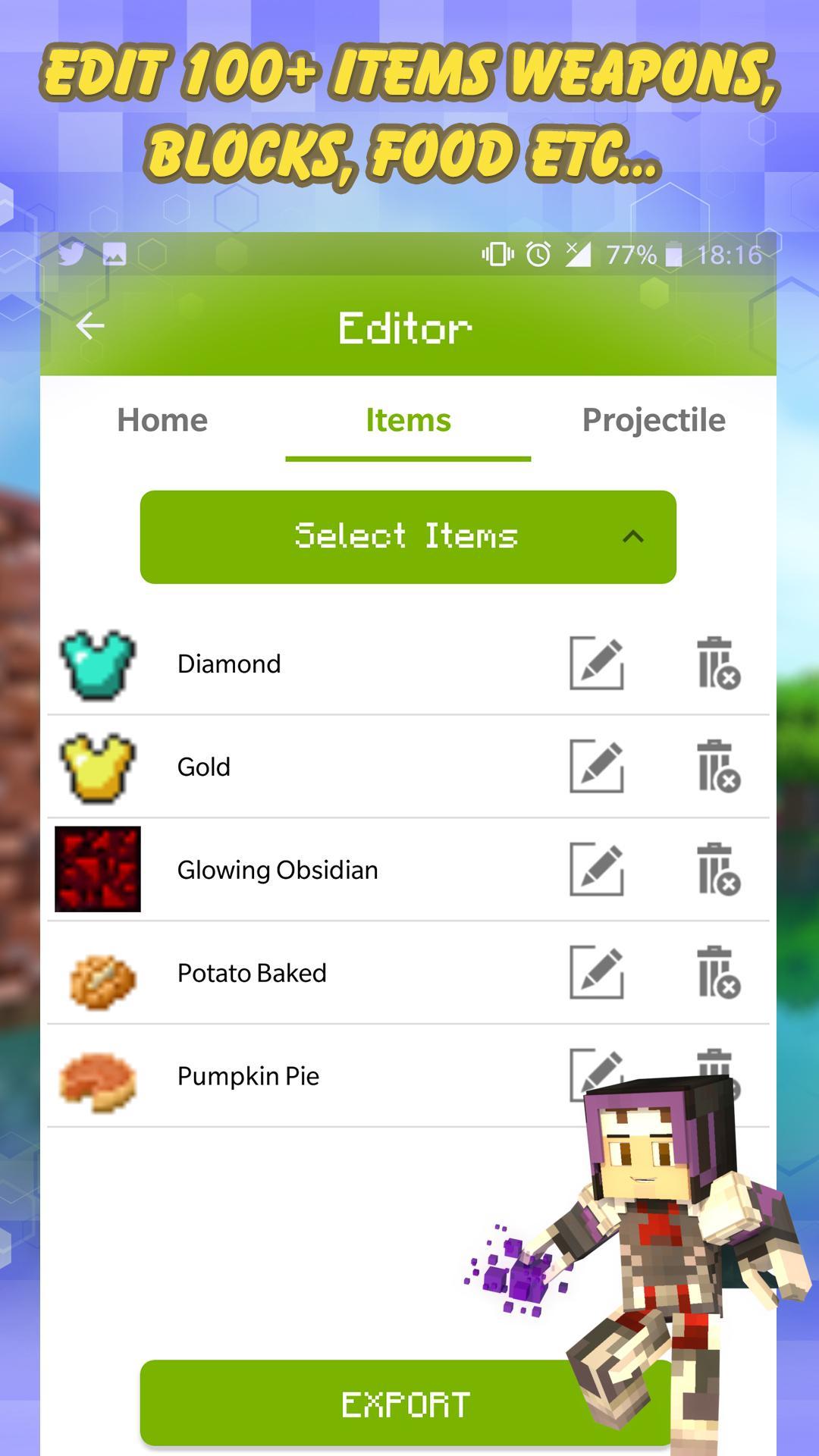 Addons For Mcpe Addon Creator For Android Apk Download