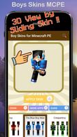 Boy Skins for Minecraft PE - MCPE Skins Plakat