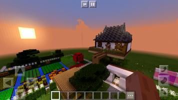 Pink House of Redstone Mechanisms Peta MCPE poster