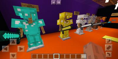 Find the Button Halloween. Map for MCPE Affiche