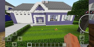 School and Neighborhood. Map for MCPE Affiche
