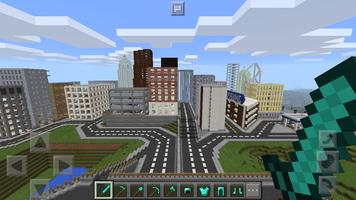 Green Little City MCPE map capture d'écran 3