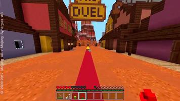 The Duel PvP Minecraft map Affiche