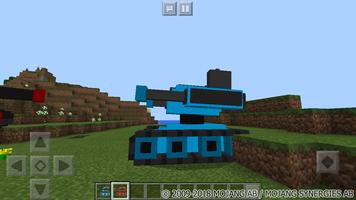 Blitz Army Tanks. MCPE Mod screenshot 1