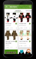Skin Store for Minecraft PE پوسٹر