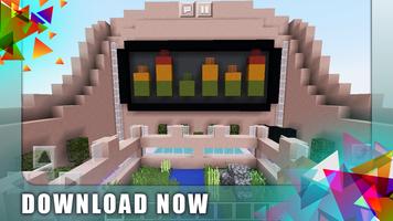 New Colorful Block Party. Map for MCPE 포스터