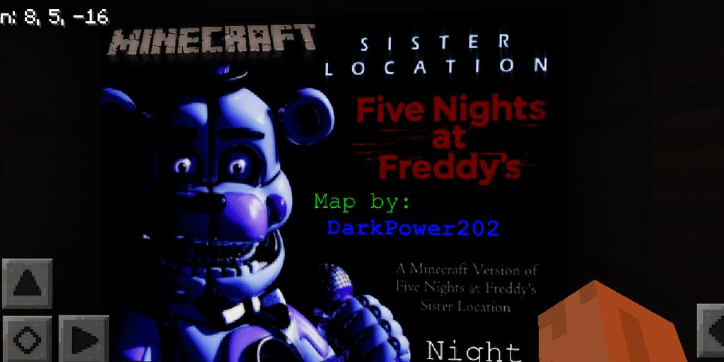 Описание для Five Nights at Freddy’s: Night 1. Карта для MCPE.