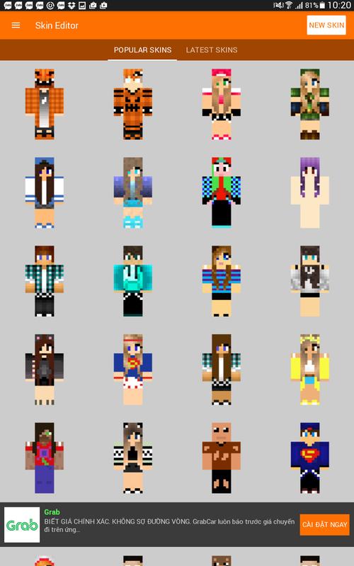 Skin editor for Minecraft-PE for Android - APK Download