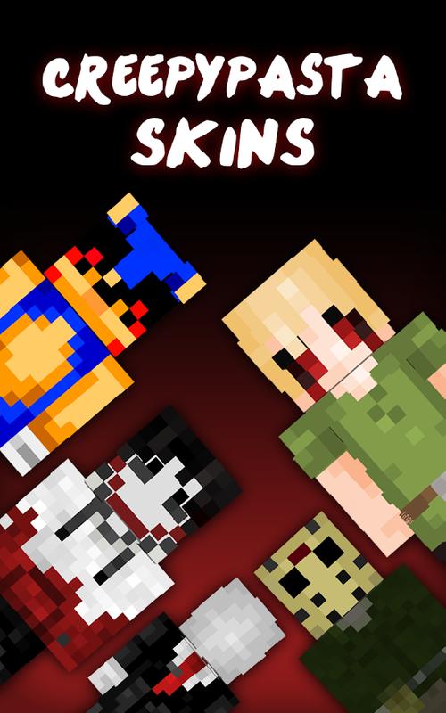 creepypasta skins for android apk download