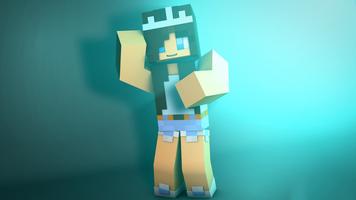 Girl Skins for Minecraft PE Affiche