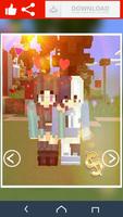 Love skins For Minecraft pe Affiche