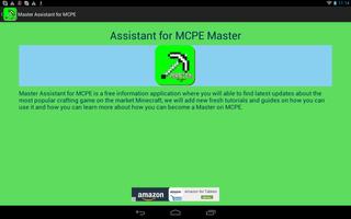 Master Assistant for MCPE Affiche