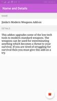 Modern Weapons Add-on for mcpe 截图 3