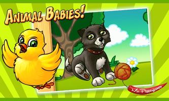 Animal Babies - The best animals puzzle for kids اسکرین شاٹ 3