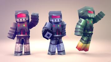 Robot Skins for Minecraft PE penulis hantaran