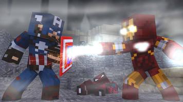 Superhero Skins for Minecraft постер