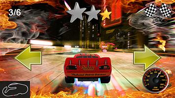 McQueen car Speed Race Fast الملصق