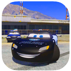 Police Mcqueen Lightning Race Chase icône