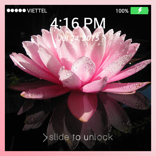 Lock screen Wallpaper: Lotus