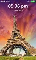 برنامه‌نما Lock screen Wallpaper: Eiffel عکس از صفحه