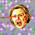 Hillary Clinton Laser Eye Game-icoon
