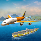 Flight Pilot Plane Landing Flight Simulator Game ไอคอน