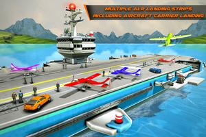 Flight Pilot Plane Landing Flight Simulator Game syot layar 2