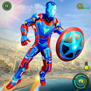 Flying Robot Amazing Super Hero City Rescue Heroes aplikacja