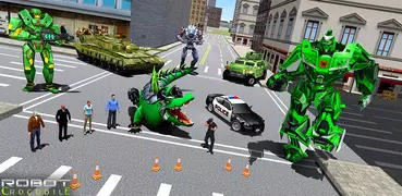 Crocodile Robot Transform Game