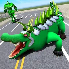 Crocodile Robot Transform Game APK Herunterladen