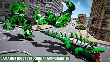 Crocodile Robot Transform Game capture d'écran 2