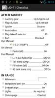 MD-11 Checklist captura de pantalla 2