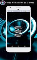 banda ms hablame de ti letras poster