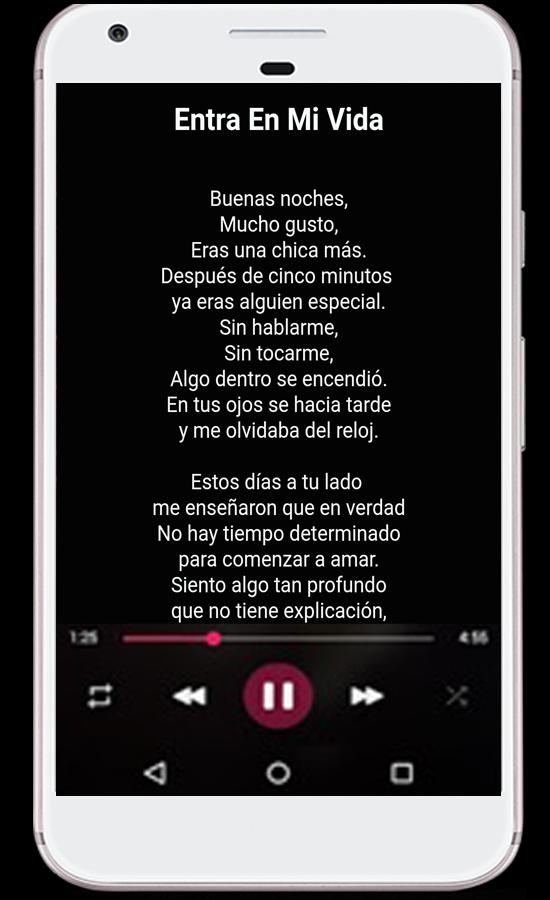 pics Sin Bandera Entra En Mi Vida English Lyrics sin bandera te vi venir for android