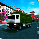 Blocky Garbage Truck Sim simgesi