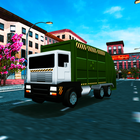 Blocky Garbage Truck Sim أيقونة