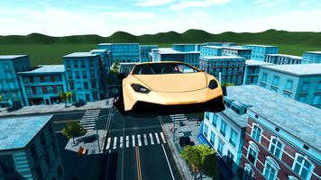 Futuristic Flying Car Driving capture d'écran 3
