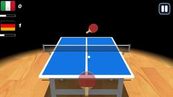 Table Tennis Ping Pong 3D Plakat